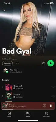 Spotify android App screenshot 1