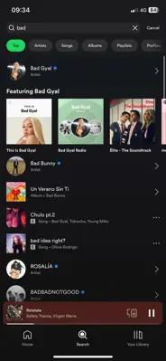 Spotify android App screenshot 2